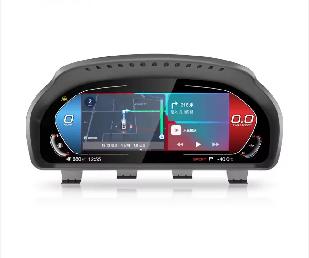 BMW New G Series Style Digital Cluster With Carplay
